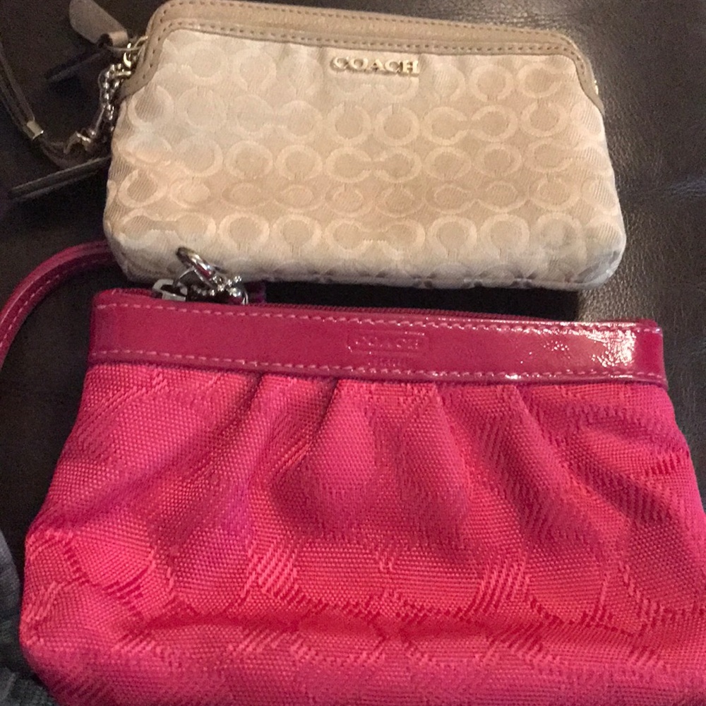 Coach wristlets
